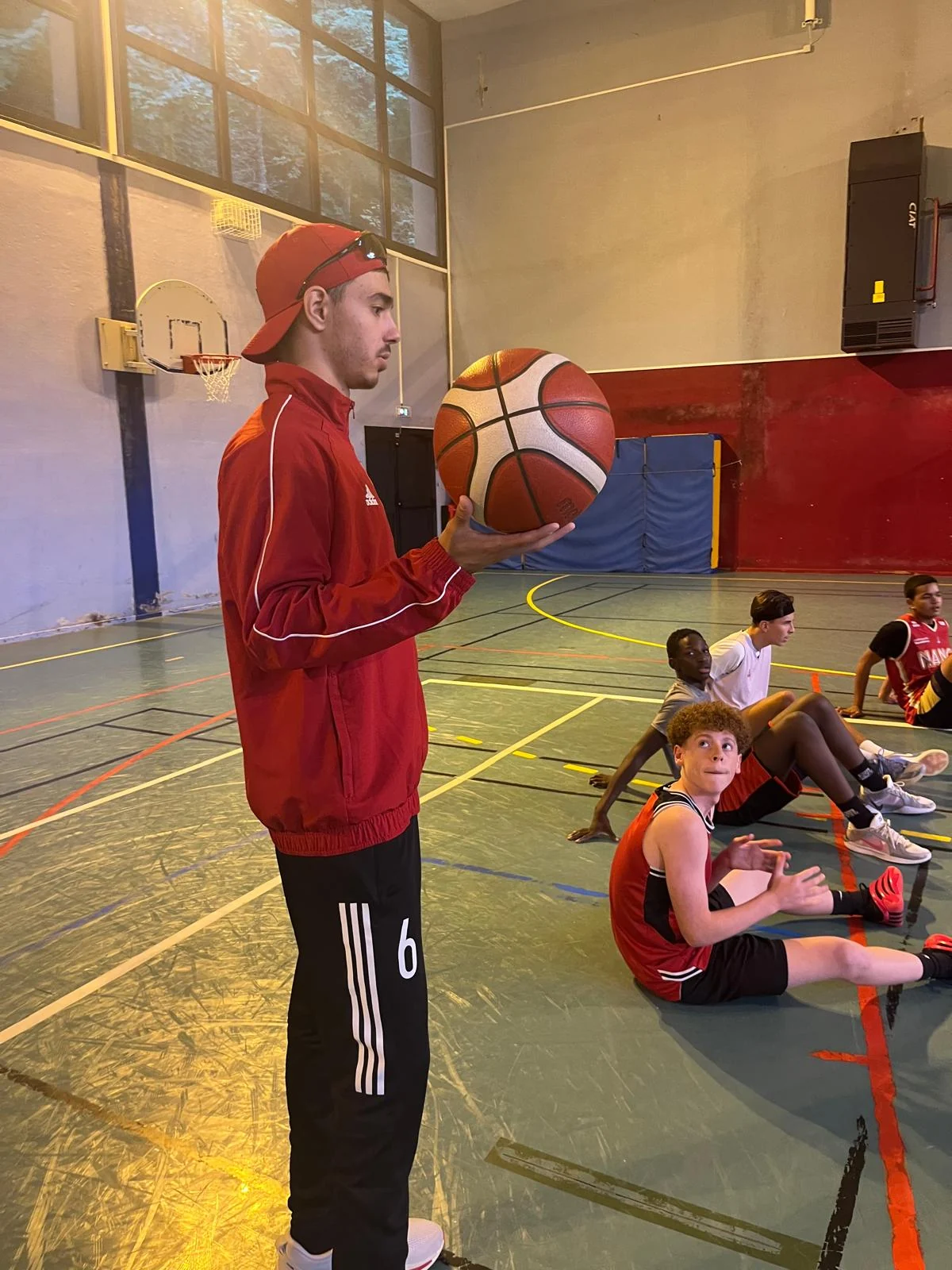 Coaching sportif collectif sur terrain